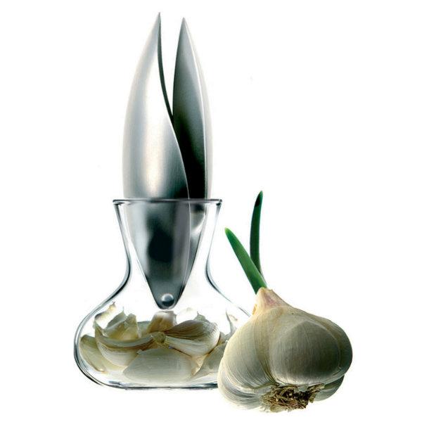 Eva Solo Knoblauchpresse - inkl. mundgeblasenes Glas Eva Solo Knoblauchpresse