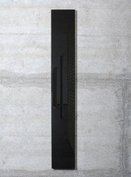 Glas Magnettafel 80x12 cm schwarz