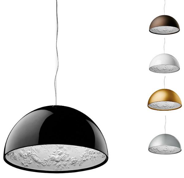 Flos Skygarden Pendelleuchte aus Gips und lackiertem Stahl Flos Skygarden Pendelleuchte