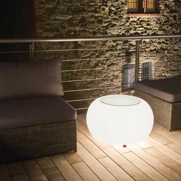 moree "Bubble" leuchtender gute Laune Beistelltisch & Hocker | Indoor / Outdoor moree Bubble Indoor Outdoor leuchtender gute Laune Beistelltisch und Hocker