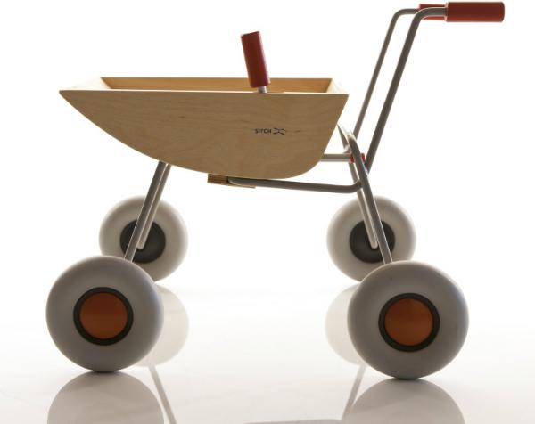 Sirch "Sibis Franz" Kippkarre zum Transport von Spielsachen | sehr leises Rollgeräusch sirch-sibis-franz-kippkarre-zum-transport-von-spielsachen