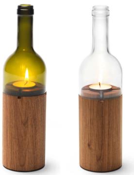 Weinlicht von side-by-side Fruehlingsdeko