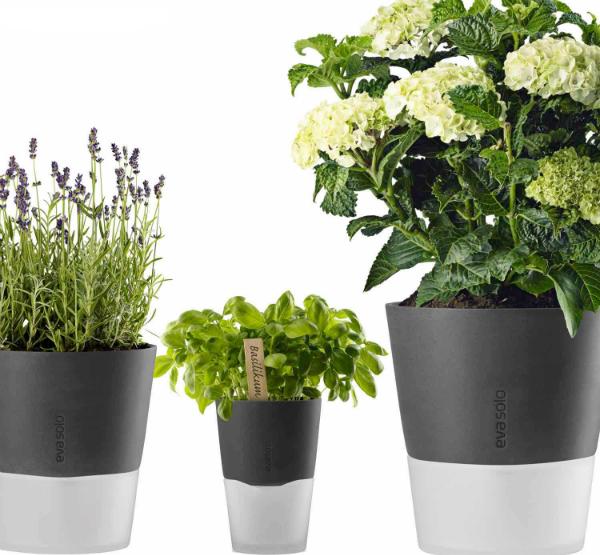 eva solo Blumentöpfe stonegrey | Frühlingsdeko eva solo Blumentoepfe stonegrey Fruehlingsdeko