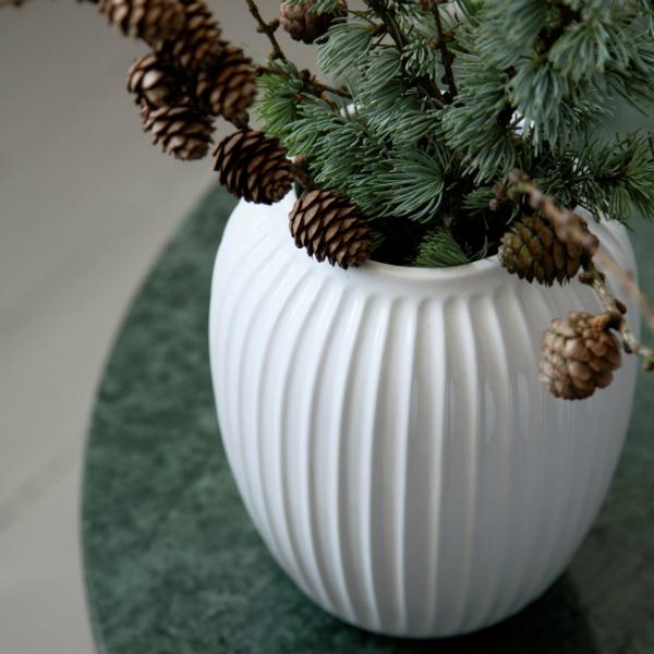 Große Vase "Hammershoi" von Kähler | Farbe: Weiß Hammershoi Vase gross weiss von Kaehler