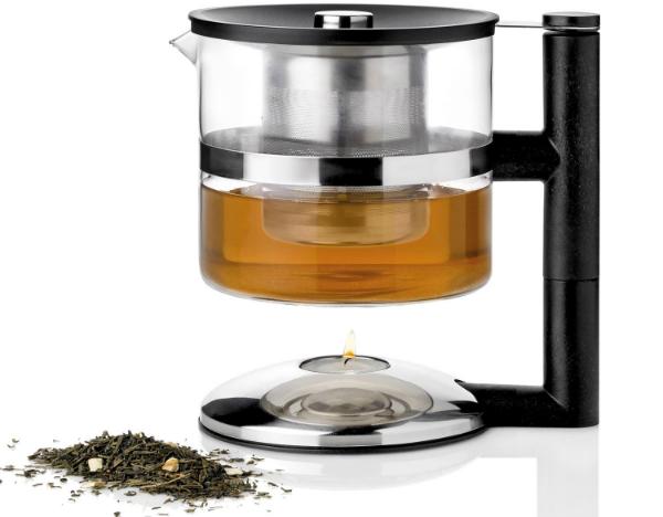 stelton T Kanne mit Stövchen stelton T Kanne mit Stoevchen