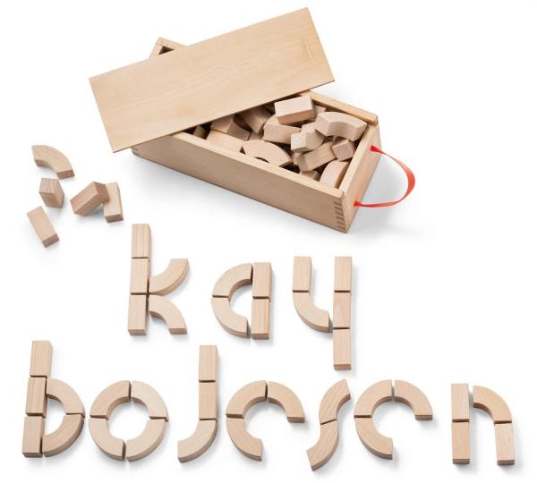 Kay Bojesen Alphabet | Holzbausteine Kay Bojesen Alphabet Holzbausteine