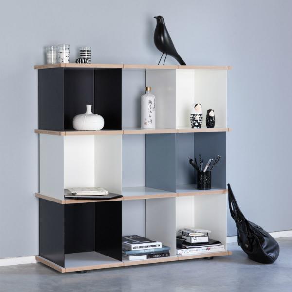 Regalsystem mit 3 Reihen von Konstantin Slawinski: SL52 YU Regalsystem mit 3 Reihen von Konstantin Slawinski SL52 YU