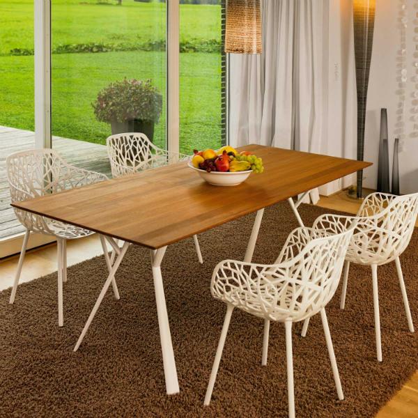 Teak Tisch Radice Quadra von Weishäupl Teak Tisch Radice Quadra Weishaeupl