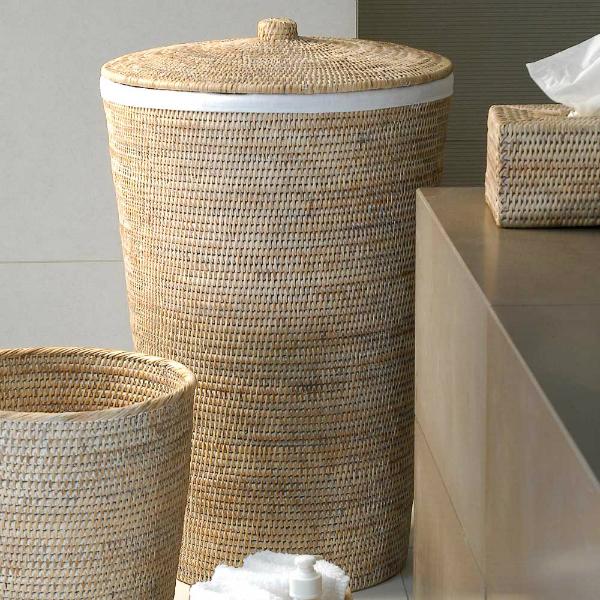 Wäschebehälter WB aus Rattan | Decor Walther Serie BASKET Waeschebehaelter WB aus Rattan Decor Walther Serie BASKET