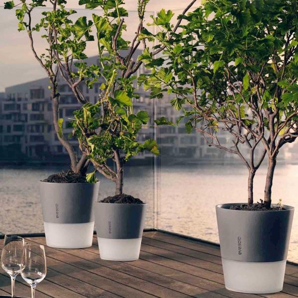 Blumentöpfe "stonegrey" von Eva Solo Blumentoepfe stonegrey von Eva Solo