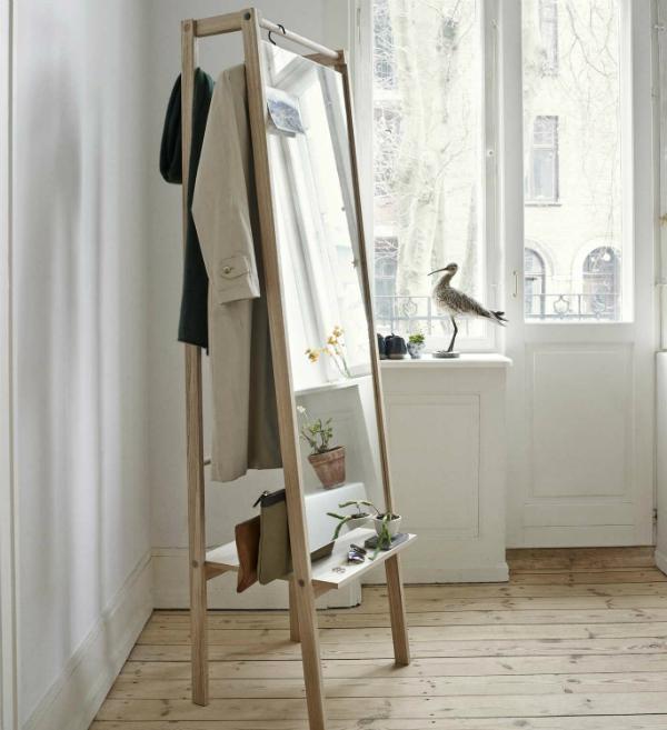 Garderobe mit Spiegel "Push" von Skagerak Garderobe mit Spiegel Push von Skagerak