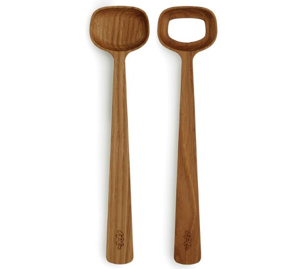 Hammershoi Salatbesteck aus Holz von Kähler Kaehler Hammershoi Salatbesteck aus Holz