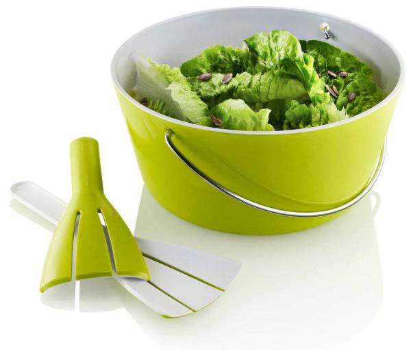 eva solo Schale mit Henkel und Salatbesteck eva solo Schale mit Henkel und Salatbesteck