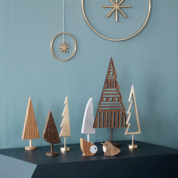 Messing-Baum "Winterland" von ferm Living ferm Living Winterland Messing Baum