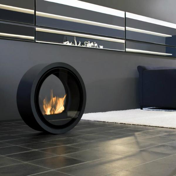Bio Ethanol Kamin "Roll fire" von conmoto | Feuerstelle Bio Ethanol Kamin Roll fire von conmoto