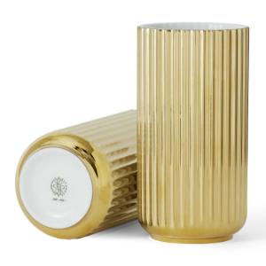 lyngby-porzellan-vase-gold