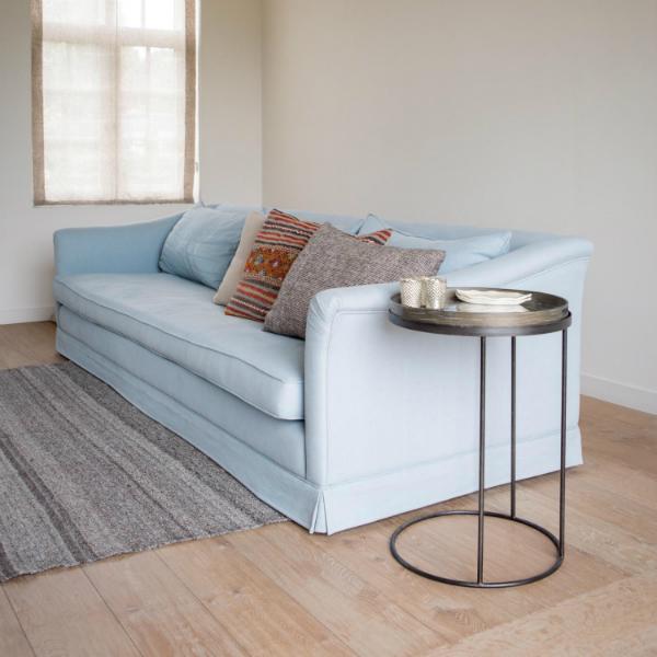 Runder, hoher Design-Beistelltisch ohne Tablett von Notre Monde: S notre-monde-tisch-s-rund-hoch