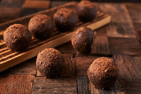 Trüffel-Pralinen Trueffel-Pralinen