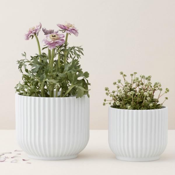 Blumentopf von Lyngby Porcelæn | Material: handgefertigtes Porzellan blumentopf-lyngby-porzellan