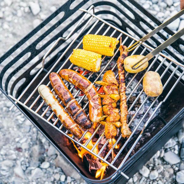 Grillrost CUBE von höfats | passend zum CUBE Feuerkorb hoefats-cube-grillrost