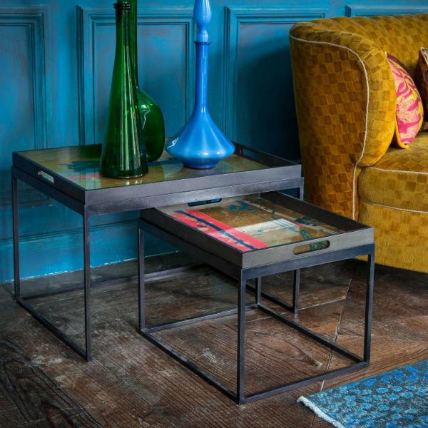 Tisch S + L von Notre Monde | rechteckig ohne Tabletts | Design: Dawn Sweitzer notre-monde-tisch-set-s-und-l-rechteckig