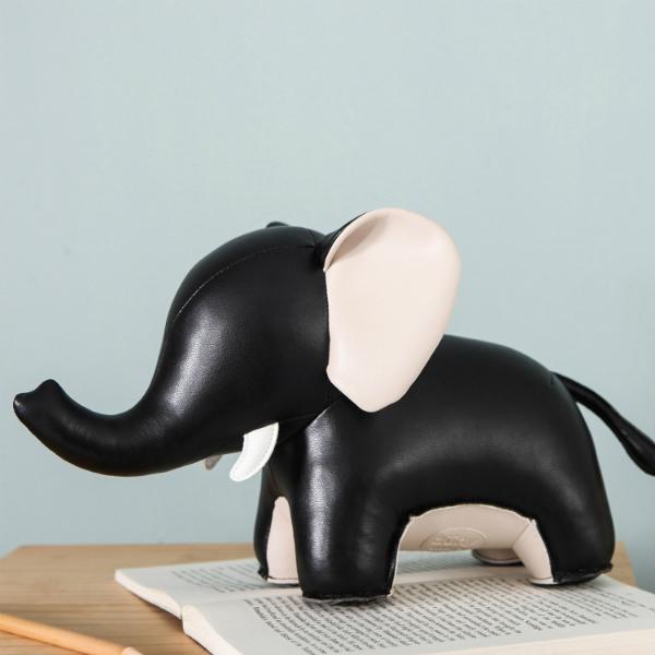 Elefant Buchstütze "Abby II" von Züny zueny-buchstuetze-elefant-abby-ii-schwarz