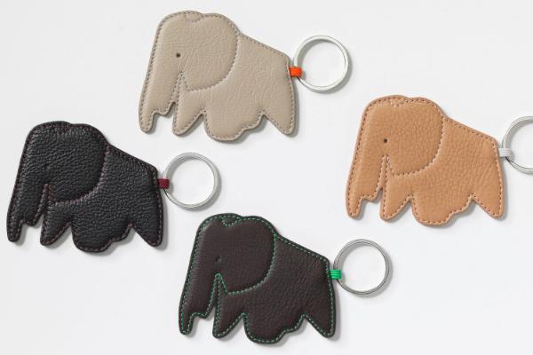 Schlüsselanhänger von Vitra: Key Ring Elephant | Material: hochwertiges Vitra-Möbelleder vitra-key-ring-elephant