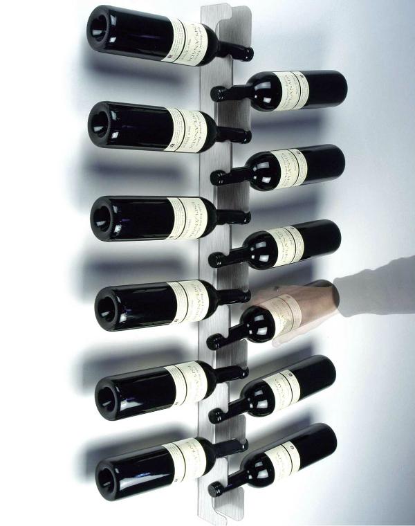 Weinrack für 12 Flaschen | aus Edelstahl von radius design weinrack-edelstahl-radius-design