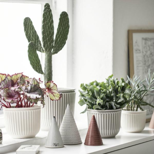 Blumentopf in verschiedenen Größen von Kähler Hammershoi | Design: Hans-Christian Bauer kaehler-hammershoi-blumentopf