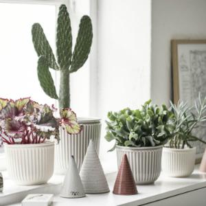 Kähler: Hammershøi Blumentopf | in verschiedenen Größen | Design: Hans-Christian Bauer kaehler-hammershoi-blumentopf-h115