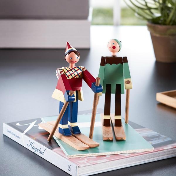 Holz-Figur "Skiläufer" von Kay Bojesen | Design: Kay Bojesen kay-bojesen-skilaeufer