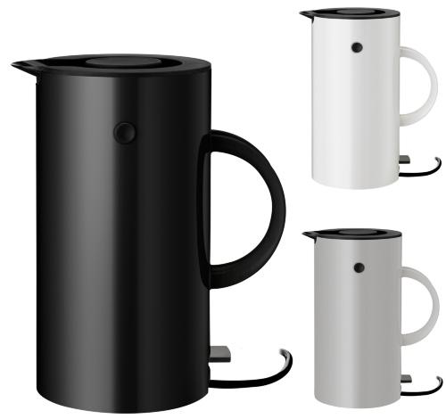 stelton EM 77 Wasserkocher | 1,5 l | Design: Erik Magnussen | Farben: Schwarz, Weiß, Hellgrau stelton-em77-wasserkocher-schwarz-weiss-hellgrau