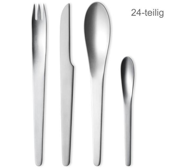 Besteck von Georg Jensen: Arne Jacobsen | 4 / 24 teilig | Design: Arne Jacobsen georg-jensen-arne-jacobsen-besteck