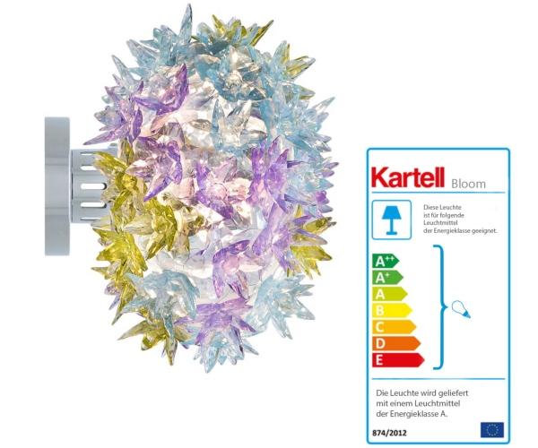 Kartell: Bloom Wandleuchte | Design: Ferruccio Laviani, 2011 kartell-bloom-wandleuchte