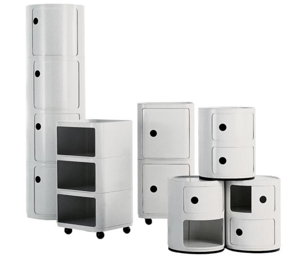 Kartell Componibili 4931 | zwei Fächer | Design: Anna Castelli Ferrieri, 1969 kartell-componibili-4931