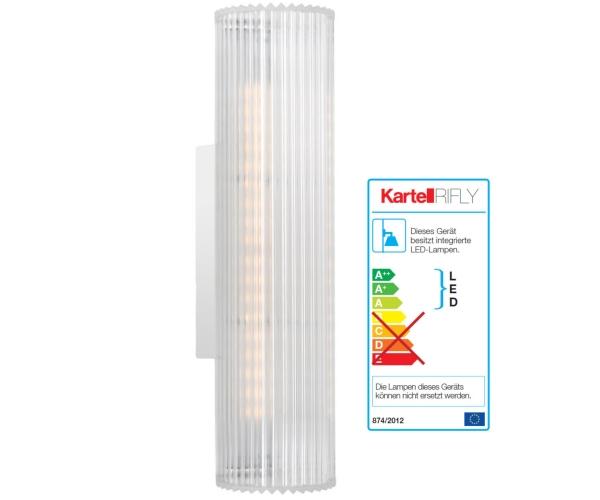 Kartell by Laufen: Rifly Wandleuchte | Design: Ludovicia & Roberto Palomba, 2014 kartell-rifly-wandleuchte