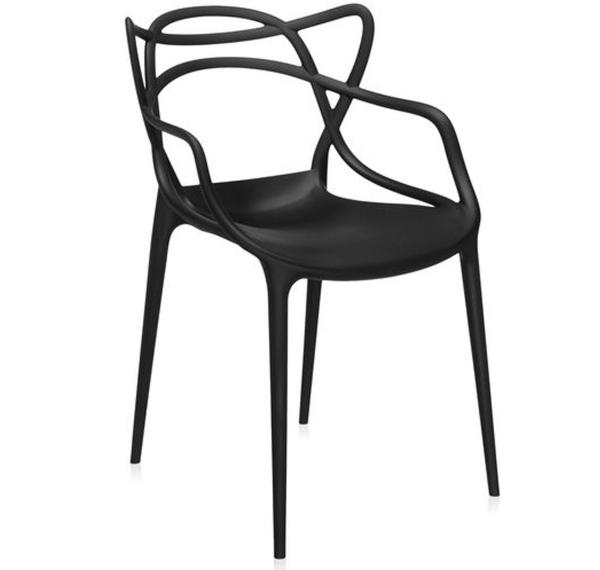 Kartell Marsters Sedia Stuhl | Design: Philippe Starck, 2010 | Farbe: Schwarz kartell-masters-sedia-stuhl-schwarz