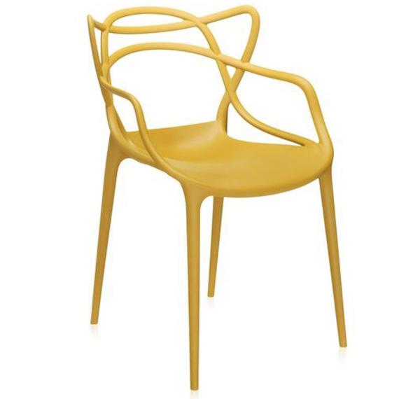 Kartell Marsters Sedia Stuhl | Design: Philippe Starck, 2010 | Farbe: Senfgelb kartell-masters-sedia-stuhl-senffarbe
