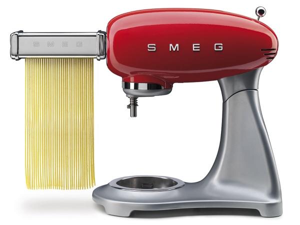 SMEG Pasta-Zubehör für die Küchenmaschine | Lasagne-Roller, Fettuccine-Schneider, Tagliolini-Schneider smeg-pasta-aufsaetze-set