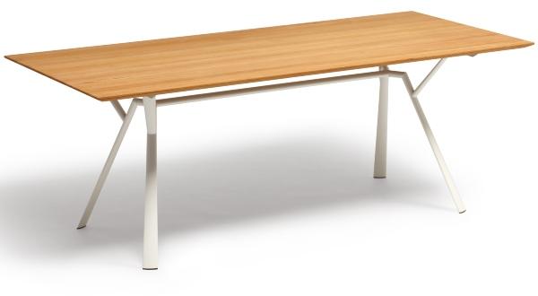Tisch "Radice Quadra" von fast | Tischplatte: Teak | made in Italy fast-radice-quadra-tisch