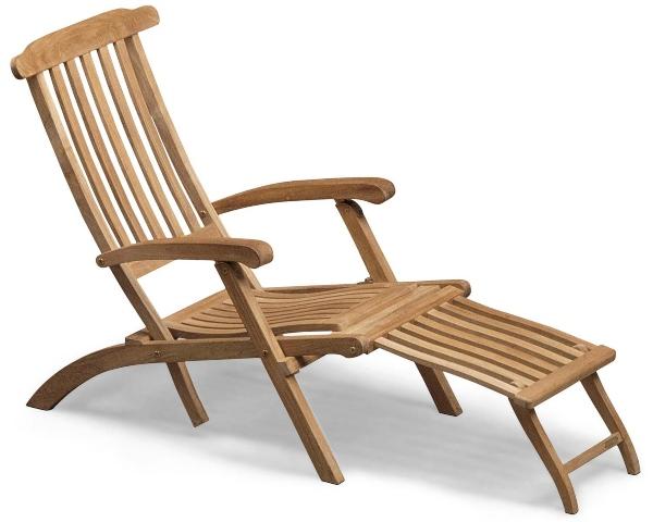 Liegestuhl "Steamer" von Skagerak | Material: Teak | Breite 58 cm x Länge 163 cm x Höhe 100 cm skagerak-steamer-deck-chair-liegestuhl