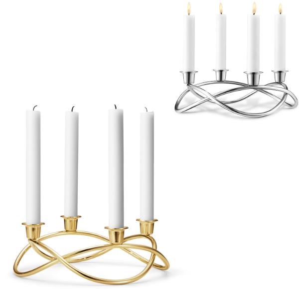 Georg Jensen: Kerzenhalter "Season" | nicht nur zur Weihnachtszeit ein Hingucker | Design: Maria Berntsen Georg Jensen Kerzenhalter Season