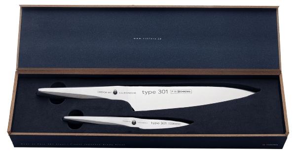 CHROMA type 301 Messer-Set 2-teilig P-918 | Schälmesser & Kochmesser chroma-type-301-messer-set-2-teilig-p-918