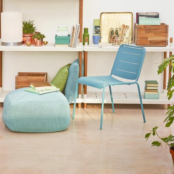 Cane-line Divine Outdoor Hocker | Farbe: Türkis divine-hocker-tuerkis