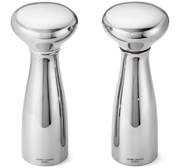 Georg Jensen Alfredo Salz- und Pfeffermühlen | mit AllGrind – Keramiktechnologie | Design: Alfredo Häberli georg-jensen-alfredo-salz-pfeffermuehle