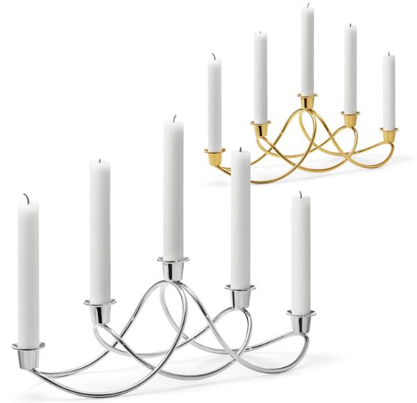 Georg Jensen: Kerzenhalter "Harmony" | für 5 Kerzen | Design: Maria Berntsen, 2016 georg-jensen-harmony-kerzenhalter