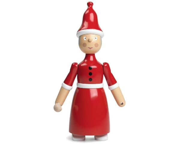 Kay Bojesen: Holz-Figur "Weihnachtsfrau" | Design: Kay Bojesen kay-bojesen-weihnachtsfrau