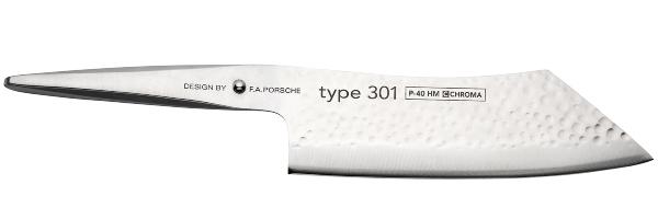 CHROMA type 301 Hakata Santoku mit dem Hammerschlag P-40 HM | Profi-Messer chroma-type-301-hakata-santoku-hammerschlag-p40-hm