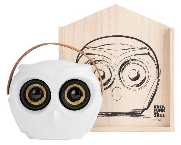 Kreafunk aOWL Bluetooth-Speaker | Lautsprecher im Eulen-Design | Design: Kreafunk kreafunk-aowl-bluetooth-lautsprecher