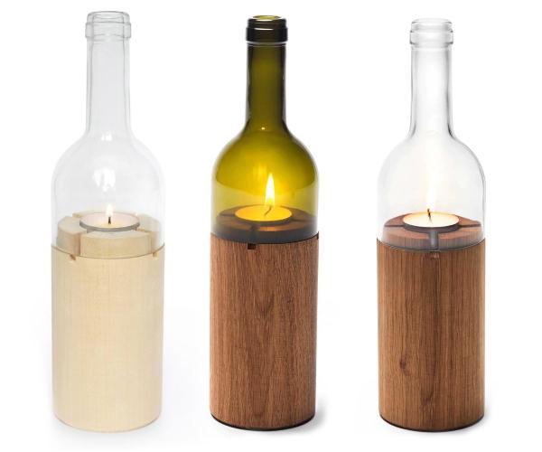 Side by side Wein Windlicht | inklusive Teelicht | Design: Jette Scheib side-by-side-weinwindlicht